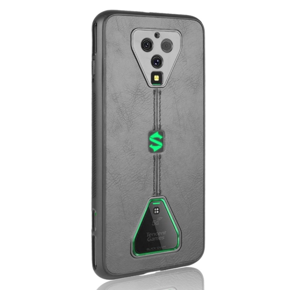 Xiaomi Black Shark 3 Pro Удароустойчив Sewing Cow Pattern Калъф и Скрийн Протектор