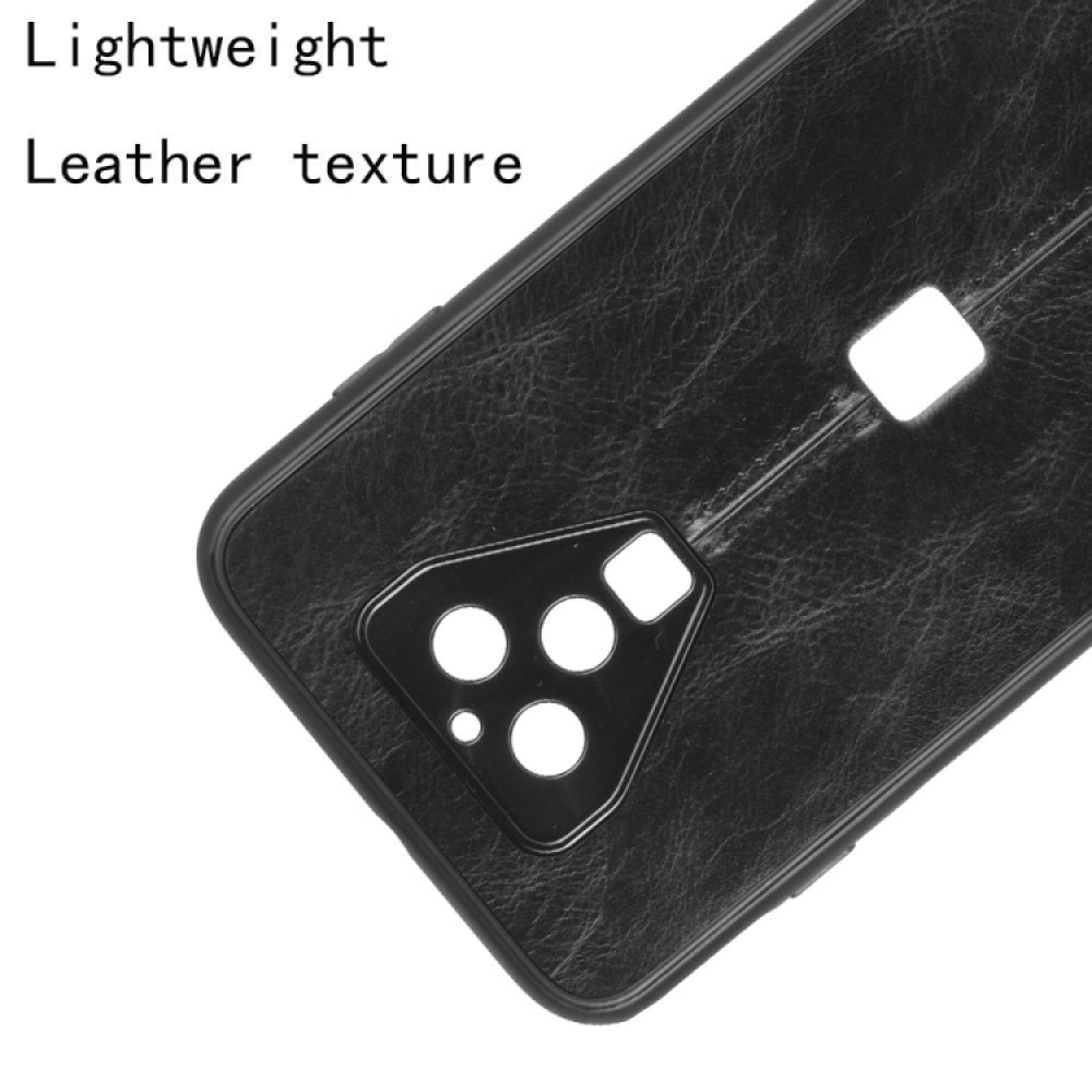 Xiaomi Black Shark 3 Pro Удароустойчив Sewing Cow Pattern Калъф и Скрийн Протектор
