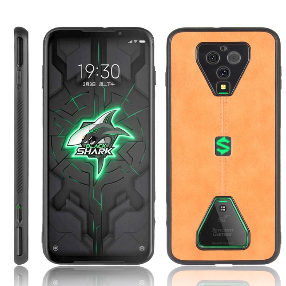 Xiaomi Black Shark 3 Pro Удароустойчив Sewing Cow Pattern Калъф и Скрийн Протектор