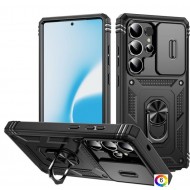 Samsung Galaxy S25 Ultra Удароустойчив Ring Holder Калъф и Протектор