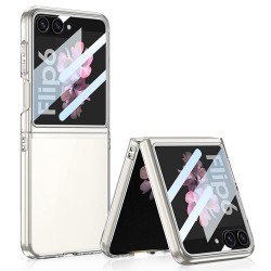 Samsung Galaxy Z Flip7 FE 5G / Z Flip6 5G PC Калъф с протектор от  закалено стъкло 
