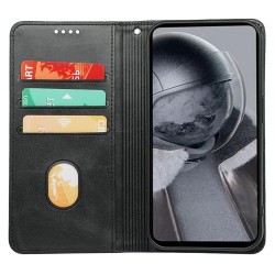 Samsung Galaxy M35 5G Calf Texture Кожен Калъф и Протектор