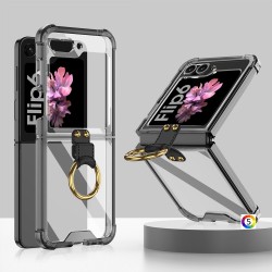 Samsung Galaxy Z Flip7 FE 5G / Z Flip6 5G TPU/ Ring Holder Калъф и скрийн протектор 