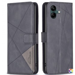 Samsung Galaxy A06 BINFEN COLOR Magnetic Wallet Кожен Калъф и Протектор