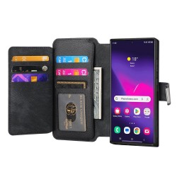 Калъф за Samsung Galaxy S24 Ultra CASENEO MW-02 Магнитен Портфейл от PU Кожа с Джоб с Цип, RFID Защита и Скрийн Протектор – 6 цвята