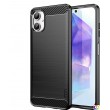 Samsung Galaxy A06 MOFI  Удароустойчив Carbon Fiber Калъф и Протектор