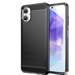 Samsung Galaxy A06 MOFI  Удароустойчив Carbon Fiber Калъф и Протектор