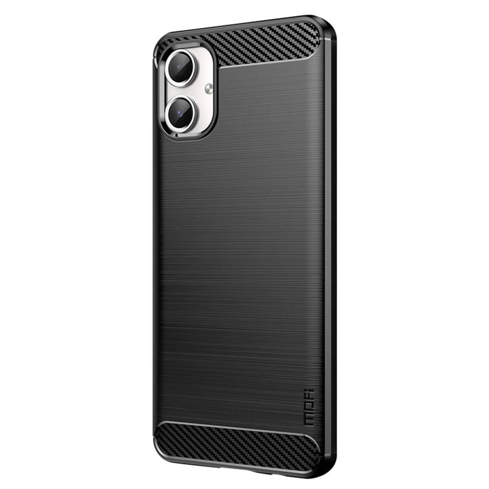 Samsung Galaxy A06 MOFI  Удароустойчив Carbon Fiber Калъф и Протектор