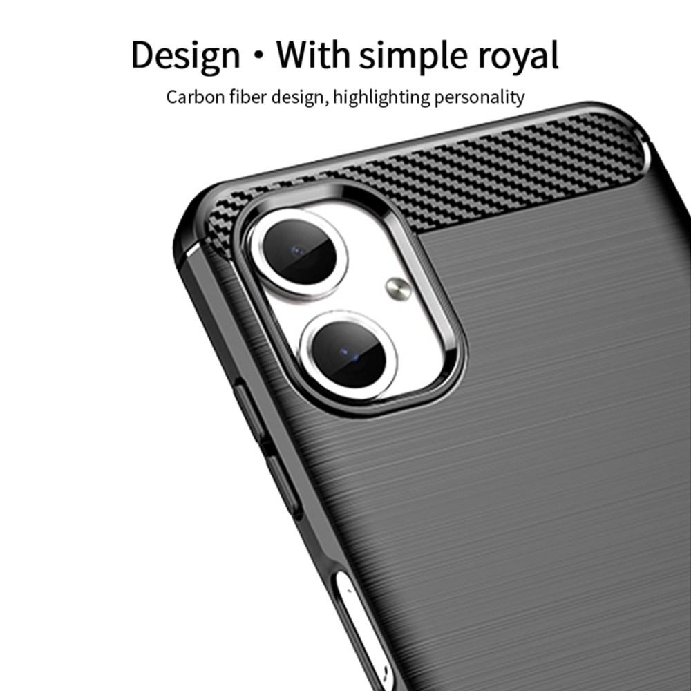Samsung Galaxy A06 MOFI  Удароустойчив Carbon Fiber Калъф и Протектор