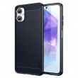 Samsung Galaxy A06 MOFI  Удароустойчив Carbon Fiber Калъф и Протектор