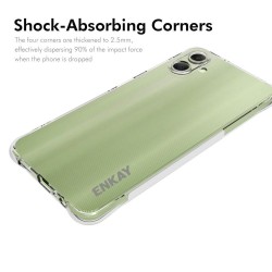 Samsung Galaxy A06 Удароустойчив ENKAY Силиконов Калъф и Протектор