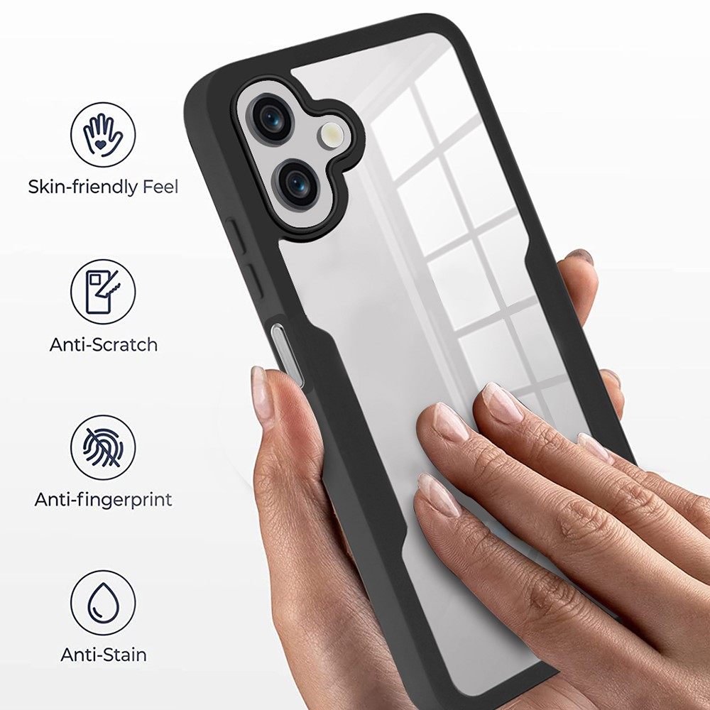 Samsung Galaxy A06  Acrylic+TPU Удароусойчив Калъф и Протектор