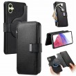Калъф за Samsung Galaxy A06 4G CASENEO MW-02 Магнитен Портфейл от PU Кожа с Отделящ се Калъф, RFID Защита и Скрийн Протектор – 6 цвята