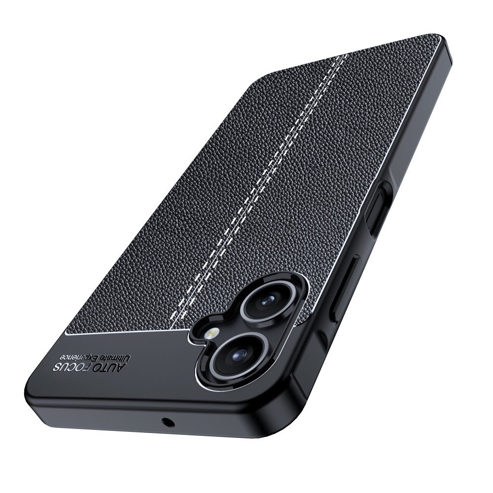 Samsung Galaxy A06 Удароустойчив Litchi Skin Калъф и Протектор