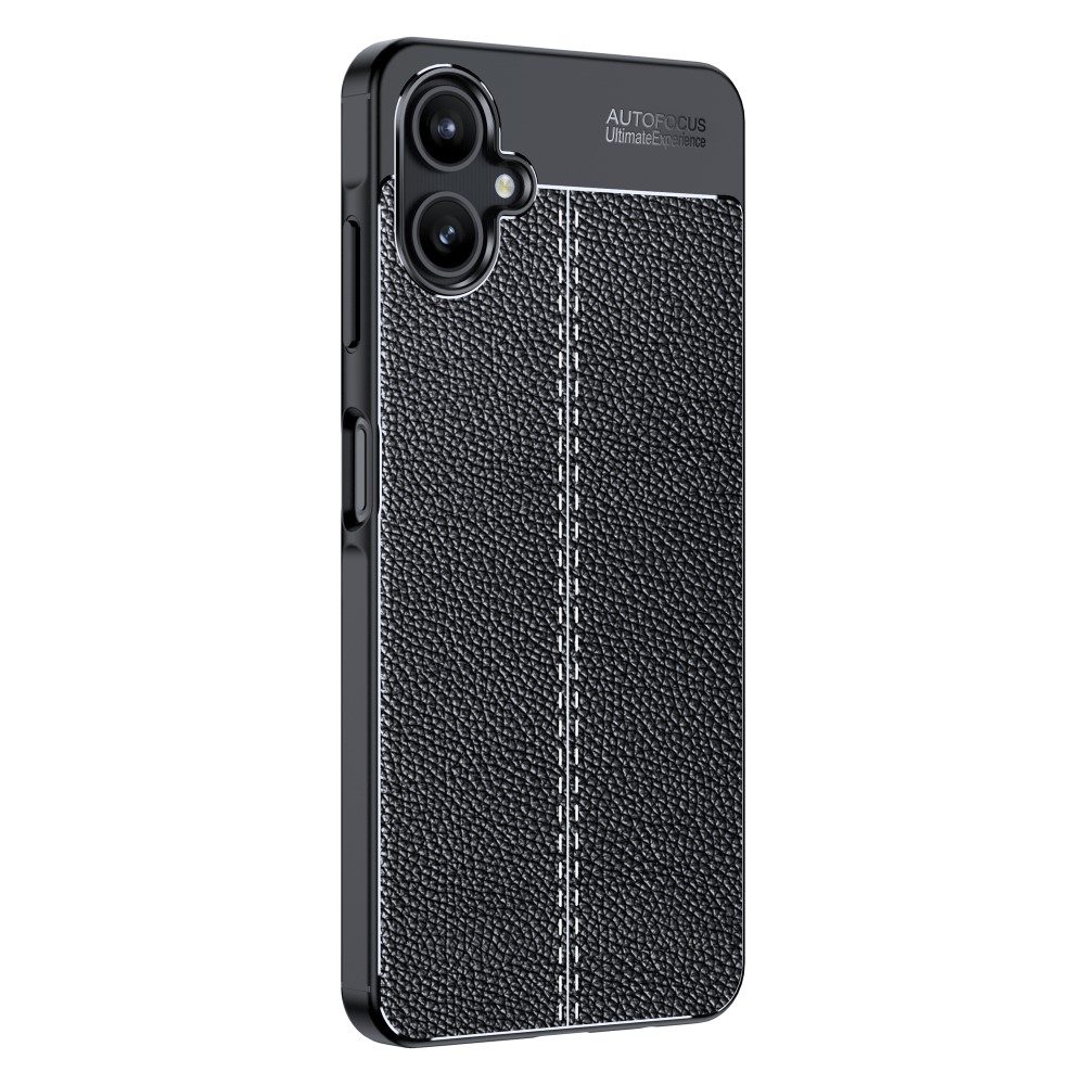 Samsung Galaxy A06 Удароустойчив Litchi Skin Калъф и Протектор