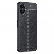 Samsung Galaxy A06 Удароустойчив Litchi Skin Калъф и Протектор