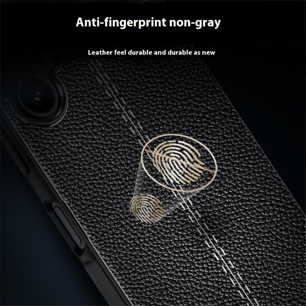 Samsung Galaxy A06 Удароустойчив Litchi Skin Калъф и Протектор