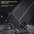 Samsung Galaxy A06 Удароустойчив Litchi Skin Калъф и Протектор