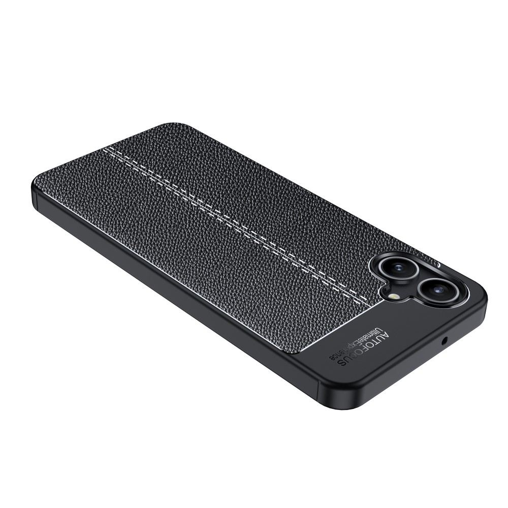 Samsung Galaxy A06 Удароустойчив Litchi Skin Калъф и Протектор