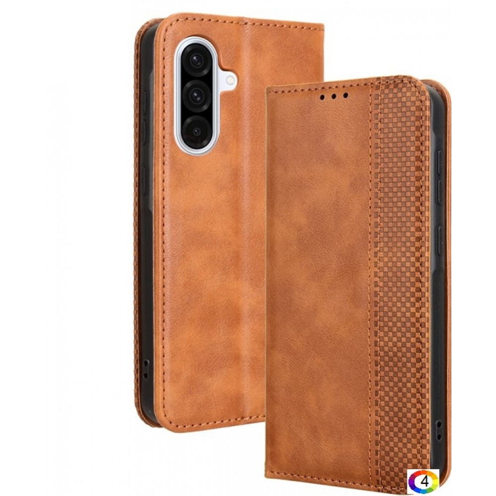 Samsung Galaxy A36 5G / A56 5G Retro Texture Wallet Калъф и Протектор