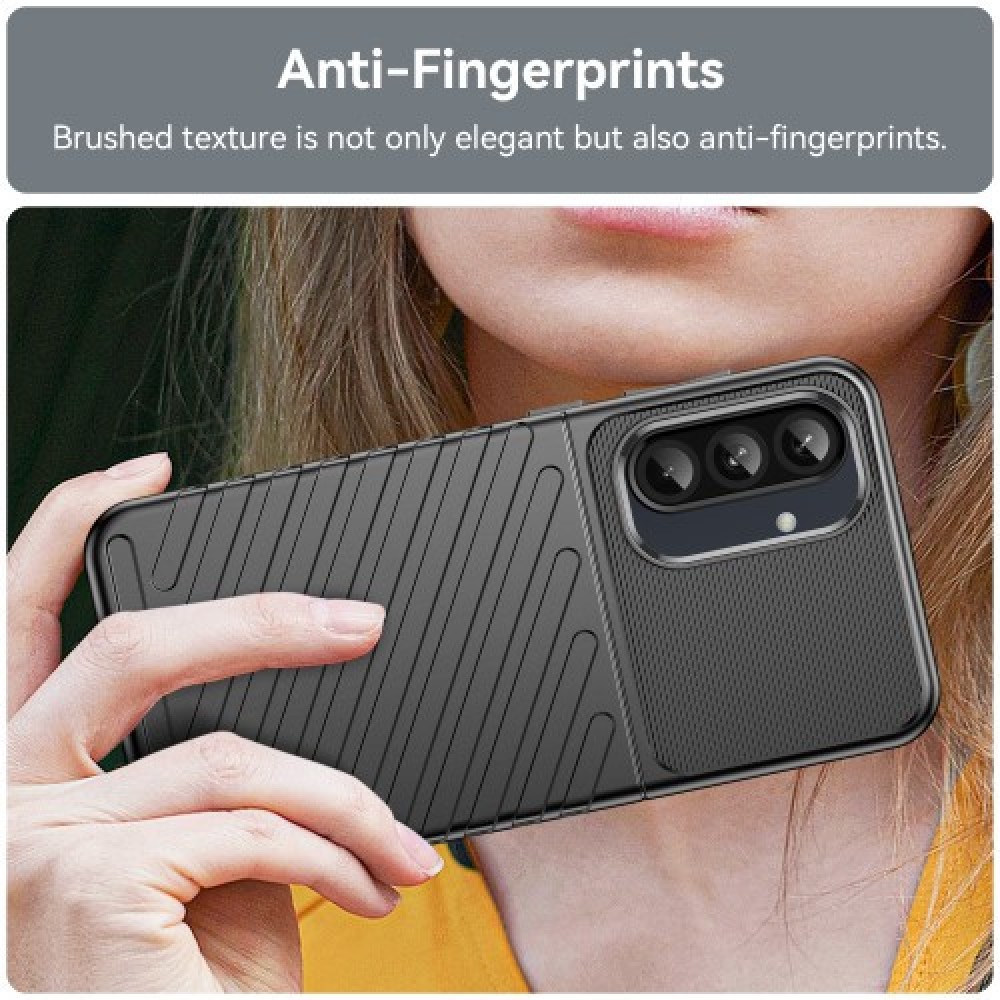 Samsung Galaxy A36 5G / A56 5G Удароустойчив Twill Texture Калъф и Протектор