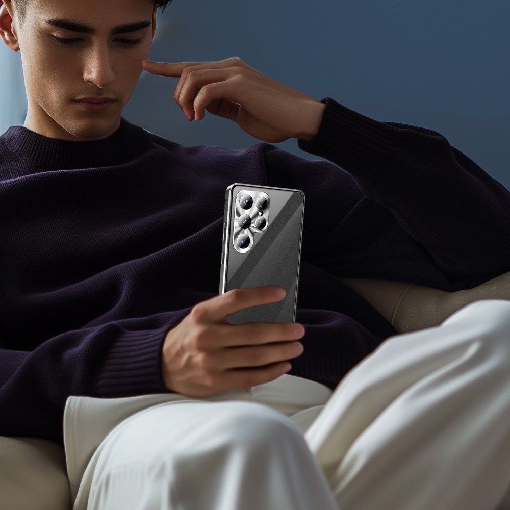Samsung Galaxy S25 Ultra Калъф Anti-Spy със Закалено Стъкло и Магнитно Закопчаване + Протектор