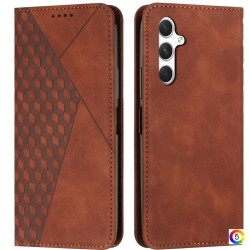 Samsung Galaxy A36 5G / A56 5G  Imprinted Wallet Кожен Калъф + Протектор