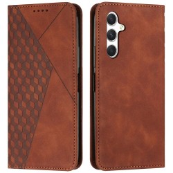 Samsung Galaxy A36 5G / A56 5G  Imprinted Wallet Кожен Калъф + Протектор