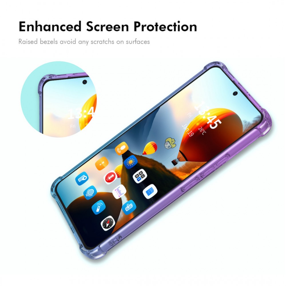 Samsung Galaxy A36 5G / A56 5G Удароустойчив ENKAY2 Силиконов Калъф и Протектор