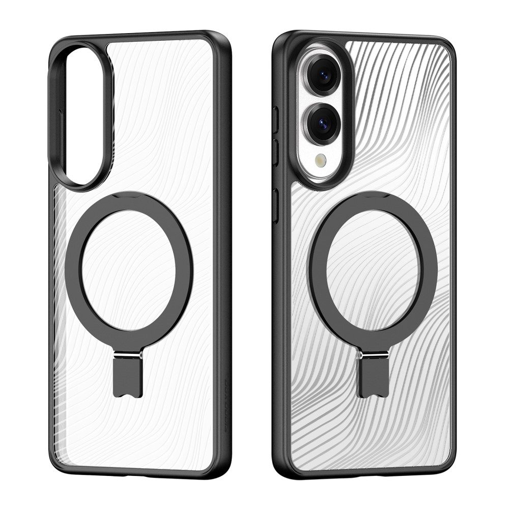 DUX DUCIS Aimo Калъф за Samsung Galaxy S25 Edge– TPU+PC, Черен, със Скрийн Протектор