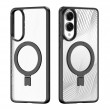 DUX DUCIS Aimo Калъф за Samsung Galaxy S25 Edge– TPU+PC, Черен, със Скрийн Протектор