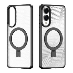DUX DUCIS Aimo Калъф за Samsung Galaxy S25 Edge– TPU+PC, Черен, със Скрийн Протектор