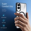 DUX DUCIS Aimo Калъф за Samsung Galaxy S25 Edge– TPU+PC, Черен, със Скрийн Протектор