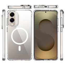 Samsung Galaxy S25 Edge PC + TPU Удароустойчив Калъф и Протектор с MagSafe 
