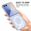 Прозрачен Калъф за Samsung Galaxy Z Flip7 5G с MagSafe Съвместимост + Скрийн Протектор