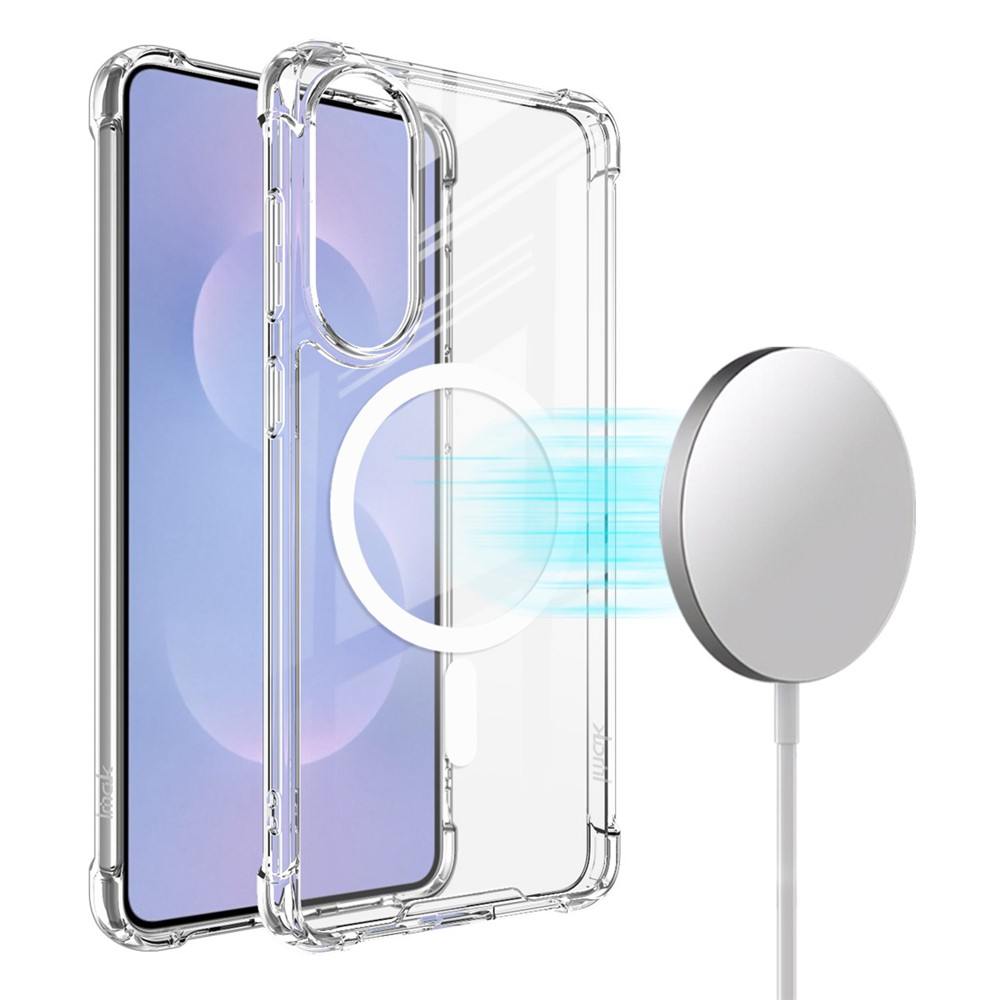 Samsung Galaxy S25 Edge IMAK Силиконов Калъф Candy Series TPU +PC/Clear  MagSafe и Протектор