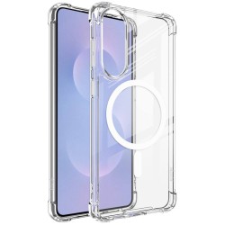 Samsung Galaxy S25 Edge IMAK Силиконов Калъф Candy Series TPU +PC/Clear  MagSafe и Протектор