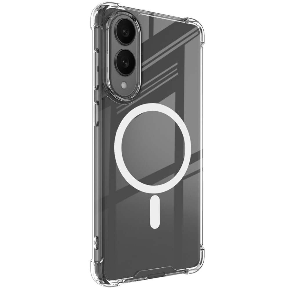 Samsung Galaxy S25 Edge IMAK Силиконов Калъф Candy Series TPU +PC/Clear  MagSafe и Протектор