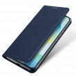 DUX DUCIS Кожен Калъф и Протектор за Samsung Galaxy A17 5G / A17 4G - Държач за Карти и Стойка (Черен, Син, Розов)