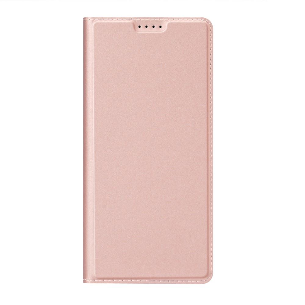 DUX DUCIS Кожен Калъф и Протектор за Samsung Galaxy A17 5G / A17 4G - Държач за Карти и Стойка (Черен, Син, Розов)