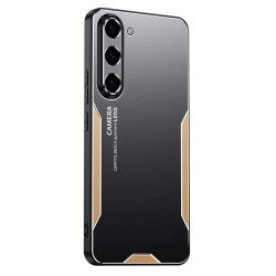 Защитен калъф с Протектор за Samsung Galaxy A17 5G / A17 4G - Алуминиева Сплав, TPU, PC [Златист, Сребрист, Червен, Син]