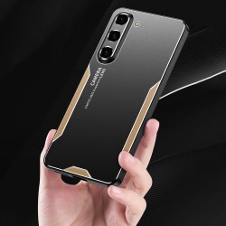 Защитен калъф с Протектор за Samsung Galaxy A17 5G / A17 4G - Алуминиева Сплав, TPU, PC [Златист, Сребрист, Червен, Син]