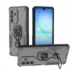 WANLONFENG Защитен калъф с Протектор за Samsung Galaxy A17 5G / A17 4G | Удароустойчив PC+TPU, Стойка, Темперирано стъкло | Черен, Сив, Син, Розов, Зелен