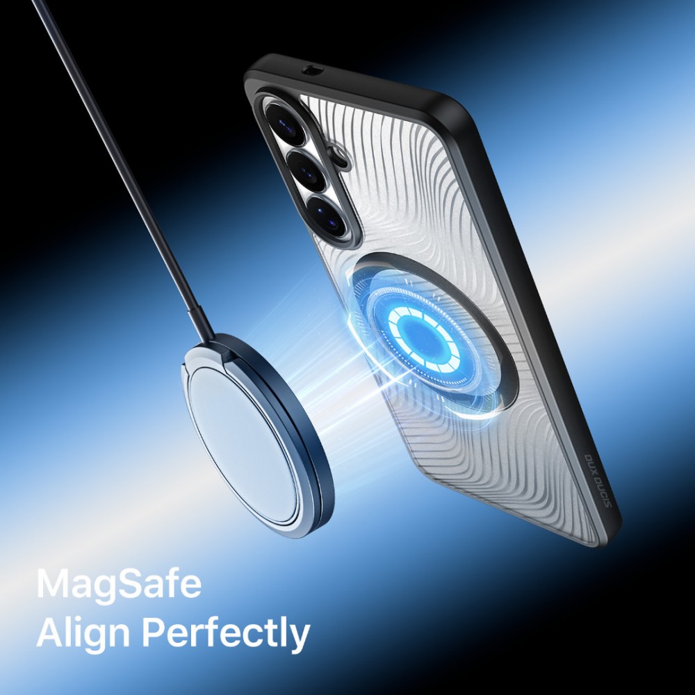 DUX DUCIS Aimo Магнитен Калъф за Samsung S26+ - PC+TPU, MagSafe, 1.2m SGS, REACH, Черен