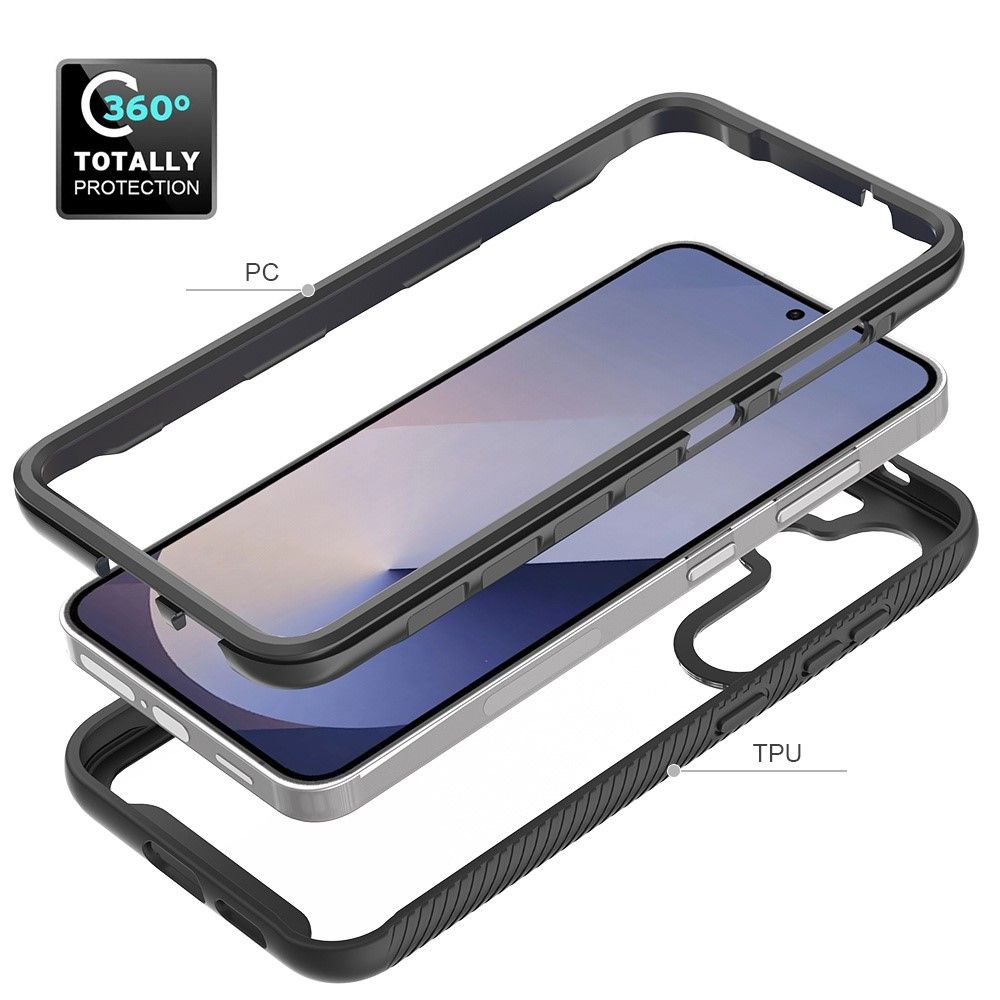 Прозрачен Калъф за Samsung Galaxy A37 5G - PC+TPU, 1.25mm защита, PET протектор, 4 цвята