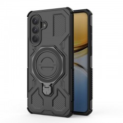 WANLONFENG KJ Калъф за Samsung Galaxy A57 5G - PC+TPU, Скрита стойка, 2 стъкла, Голям отвор, 5 цвята