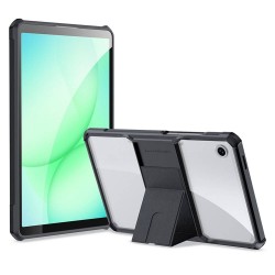 XUNDD калъф за Samsung Tab A11/A9 – TPU+PC, подставка, Airbag, протектор, черен