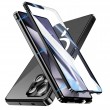 Магнитен калъф за Samsung Galaxy S26 Ultra с метална рамка и закалено стъкло, включен протектор – 5 цвята