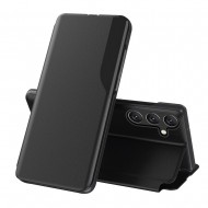Кожен Калъф с Прозорче за Samsung Galaxy A37 5G - View Window, Стойка, 6 цвята