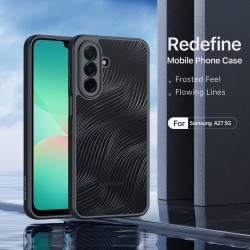 DUX DUCIS Aimo Series за Samsung Galaxy A27 5G Матов Удароустойчив TPU PC Калъф със Скрийн Протектор – Черен